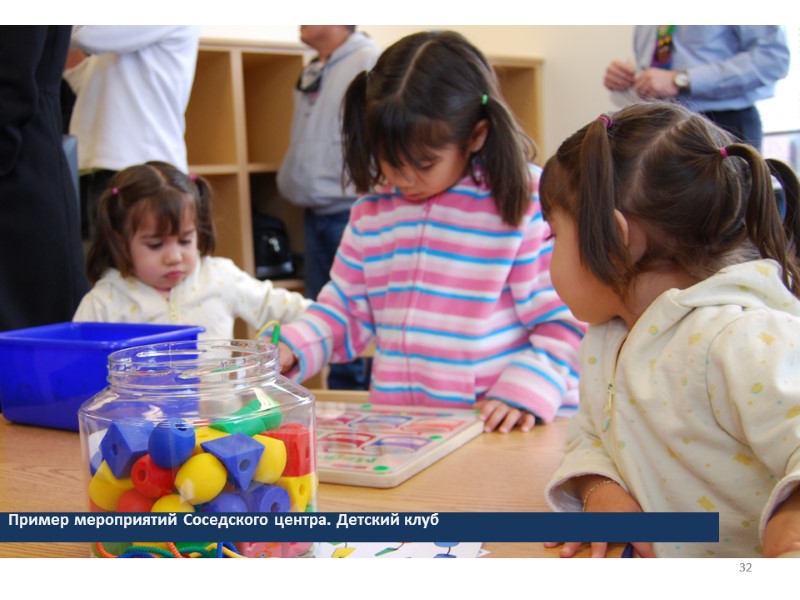 Пример мероприятий Соседского центра. Детский клуб 32